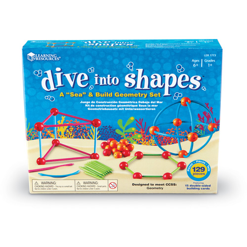 Learning Resources Dive Shapes Sea/Build Geometry Set - 1 / Set Learning Resources Dive Shapes Sea/Build Geometry Set - 1 / Set