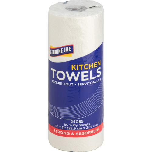 Genuine Joe Kitchen Roll Flexible Size Towels - GJO24085 - Shoplet.com