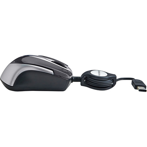 Verbatim USB-C Mini Travel Mouse - Black - VER99235 - Shoplet.com