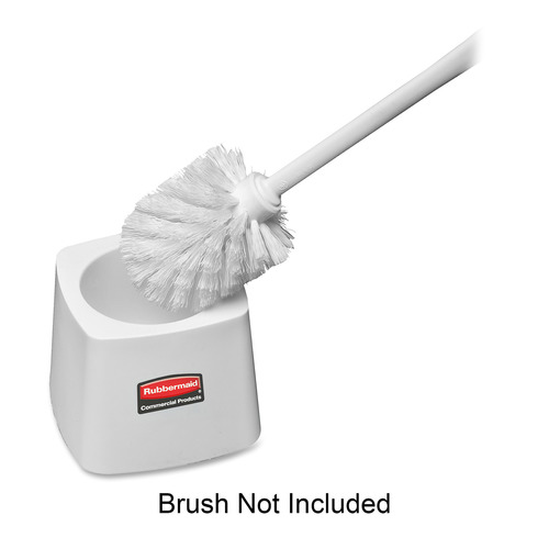 Rubbermaid Commercial Toilet Bowl Brush Holder - Vertical - Plastic - 24 / Carton - White Rubbermaid Commercial Toilet Bowl Brush Holder - Vertical - Plastic - 24 / Carton - White