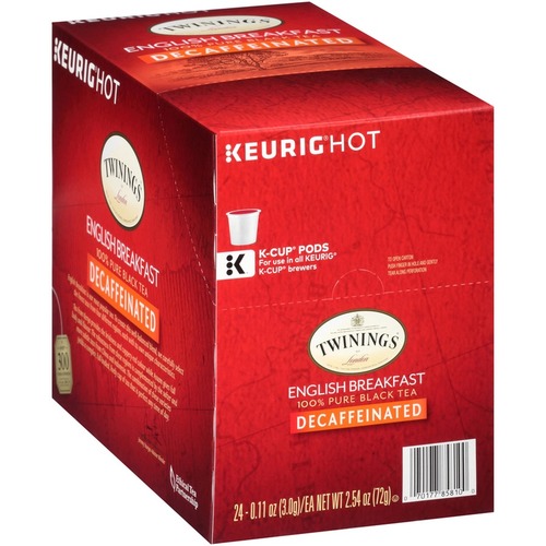 Twinings English Breakfast Decaf Black Tea, Keurig® K-Cup® Pods