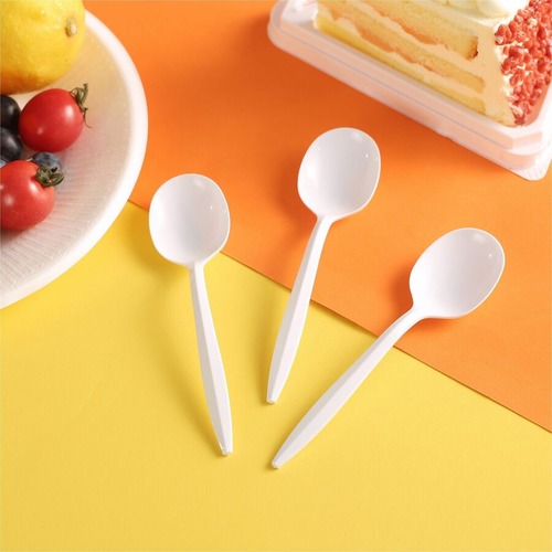 Genuine Joe Medium-Weight Soup Spoon - GJO20003 - Shoplet.com