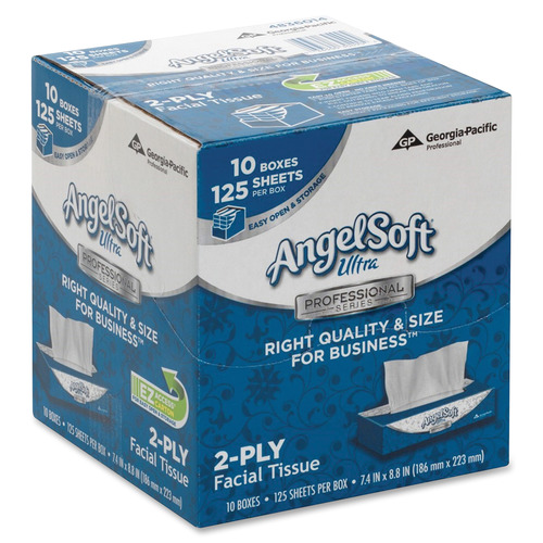 Angel Soft Ultra Professional Series Facial Tissue in Flat Box ...
