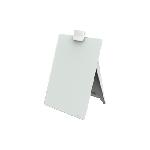 U Brands Magnetic Glass Dry Erase Board Rolling Easel