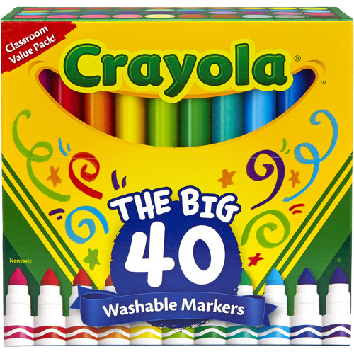 Crayola Washable Super Tips Markers - CYO585050 