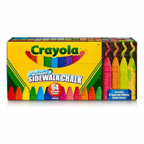 Crayola Washable Sidewalk Chalk - CYO512064 - Shoplet.com