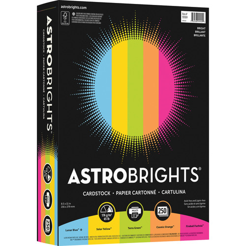 Neenah Paper Astrobrights Laser, Inkjet Print Printable