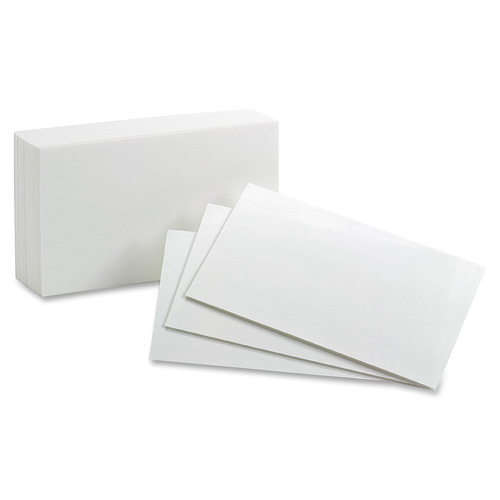 Index Cards, 500 Pack, 4X6 Index Cards, Blank on Both Sides, White