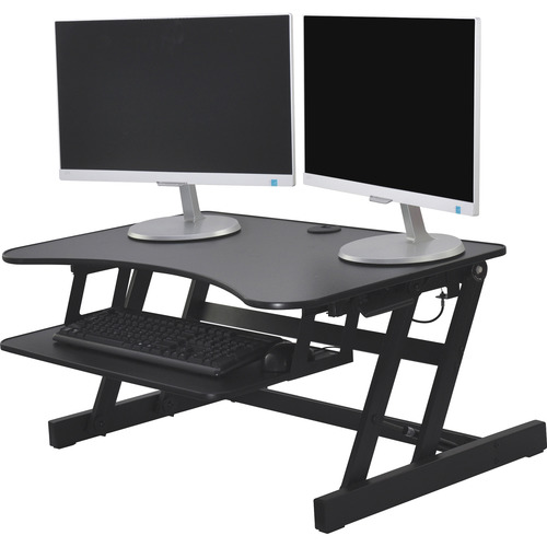 Lorell Adjustable Desk Riser Plus - 40 lb Load Capacity - 32