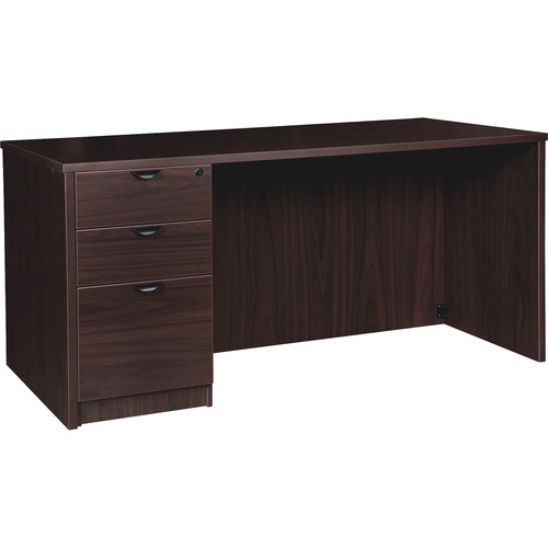 Lorell Prominence 2.0 3/4 Double-Pedestal Desk - 1