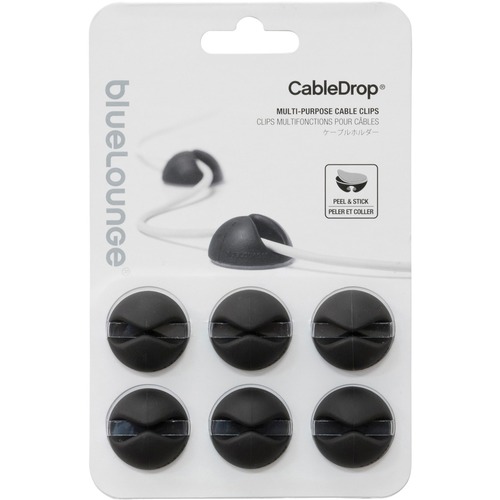 blueLounge CableClip Small Multipurpose Cable Clips (6  - Best Buy