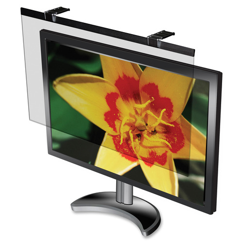 Business Source Widescreen Frameless Privacy Filter Black - For 19 Business Source Widescreen Frameless Privacy Filter Black - For 19