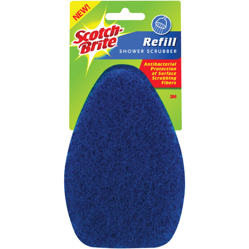 Handled Bath Scrubber, Bathroom Scouring Pad, Heavy Duty Cleaning Sponge  Scrub Brush, Non-Scratch Remove Soap Scum, for Cleaning Shower Tile  Bathtube
