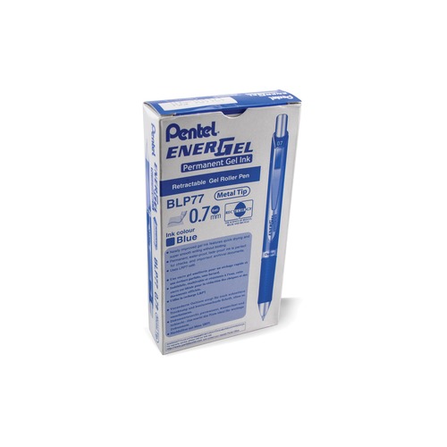 Pentel EnerGel BLP77 Permanent Document Rollerball Pen 0.7 mm