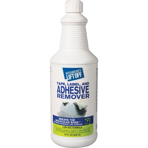 Mtsenbcker's Lift Off Tape/Label Adhesive Remover - 1 quart - For Tape Adhesive, Label Adhesive, Grease, Oil Gum, Tar, Spray Adhesive, Sticker Adhesive, Chewing Gum, Wax, Glue, Residue Remover - White 6 / Carton Mtsenbcker's Lift Off Tape/Label Adhesive Remover - 1 quart - For Tape Adhesive, Label Adhesive, Grease, Oil Gum, Tar, Spray Adhesive, Sticker Adhesive, Chewing Gum, Wax, Glue, Residue Remover - White 6 / Carton