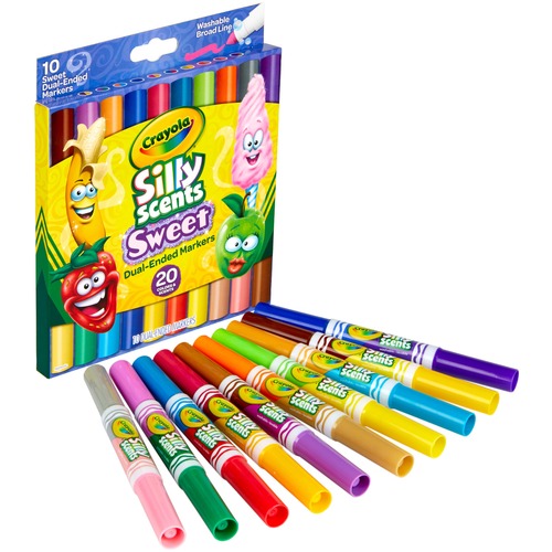 Crayola Silly Scents Sweet Dual-Ended Markers - CYO588339