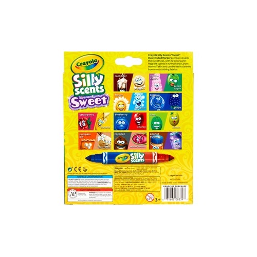 Crayola Silly Scents Sweet Dual-Ended Markers - CYO588339 