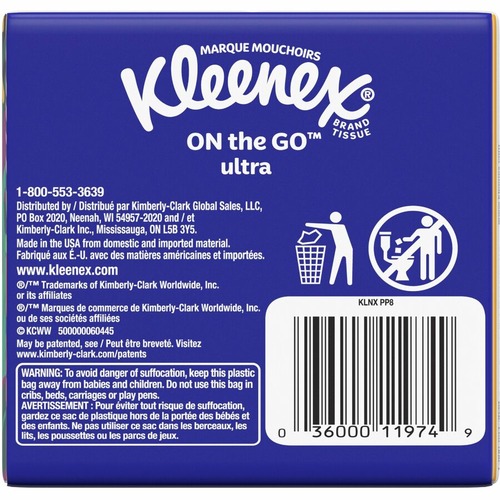 Kleenex Go Packs Facial Tissues - KCC46651 - Shoplet.com