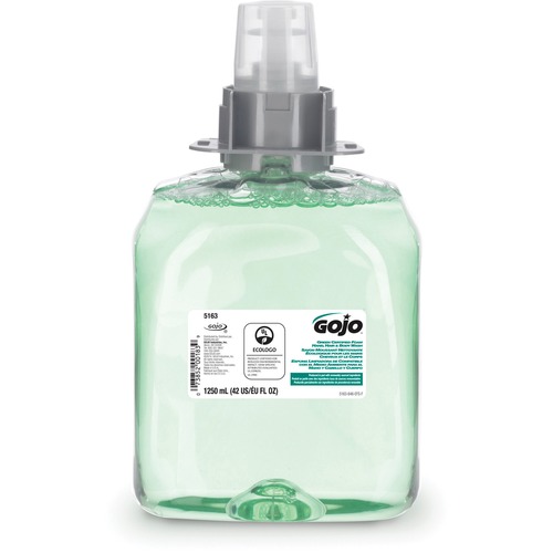 Gojo Green Certified Foam Hand Cleaner, 1250 ml Refill, 4-carton