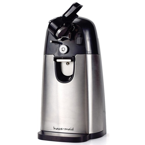 RDI Electric Can Opener - Built-in Magnet, Durable - Black RDI Electric Can Opener - Built-in Magnet, Durable - Black