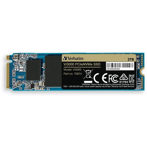 Verbatim Vi3000 2 TB Solid State Drive - M.2 2280 Internal - PCI