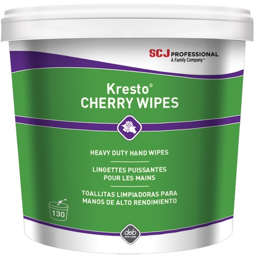SC Johnson Kresto Heavy-Duty XL Hand Wipes - Cherry - 10