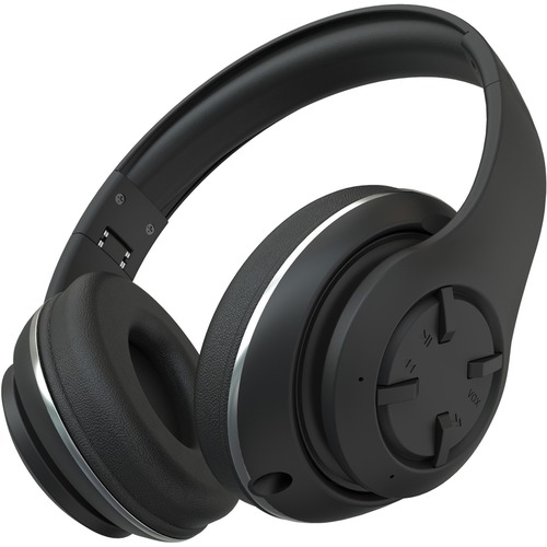 Compucessory Foldable Wireless Headset with Mic - Stereo - Wireless - Binaural - Black Compucessory Foldable Wireless Headset with Mic - Stereo - Wireless - Binaural - Black