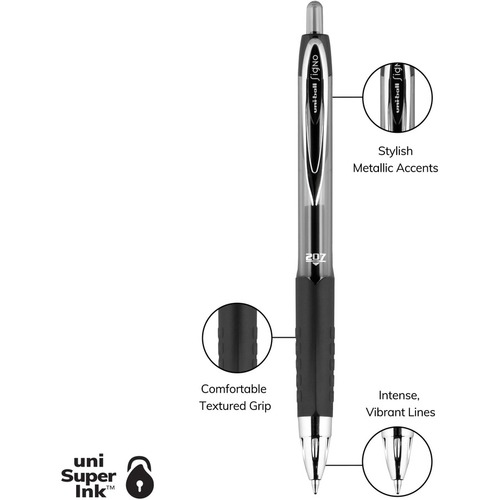 Uni-ball 207 0.7mm Gel Pens - UBC1790927 