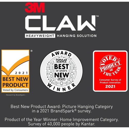 3M CLAW Drywall Picture Hanger - MMM3PH65M2ES 