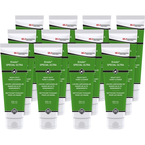 SC Johnson Kresto Special Ultra Hand Cleaner - 8.5 fl oz (250 mL) - Paint Remover - Hand, Industrial, Automotive - Brown - Soap-free, Heavy Duty, Odorless, Silicone-free - 12 / Carton SC Johnson Kresto Special Ultra Hand Cleaner - 8.5 fl oz (250 mL) - Paint Remover - Hand, Industrial, Automotive - Brown - Soap-free, Heavy Duty, Odorless, Silicone-free - 12 / Carton