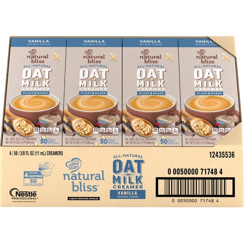 Coffee mate Natural Bliss Oat Milk Liquid Coffee Creamer Singles .375