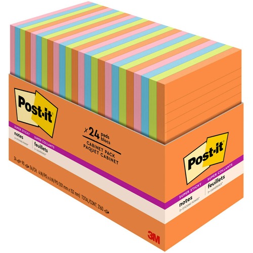 Post-it Super Sticky Rio de Janeiro Notes - 4/pk