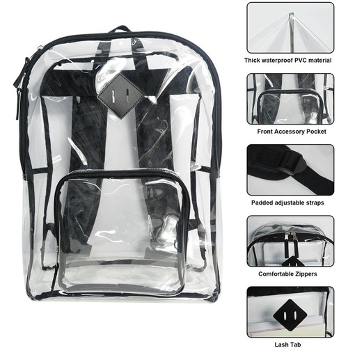 Sparco Carrying Case (Backpack) Multipurpose - Clear - SPR61617 