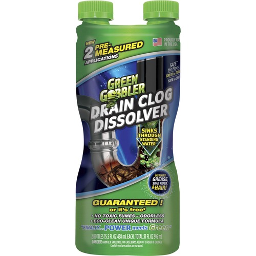 Green Gobbler GGDIS2CH32 Dissolve Liquid Hair & Grease Opener