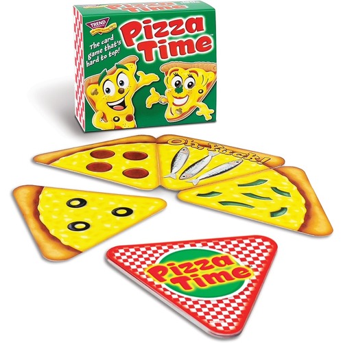 Trend Pizza Time Three Corner Card Game - Mystery - 2 to 4 Players - 1 Each