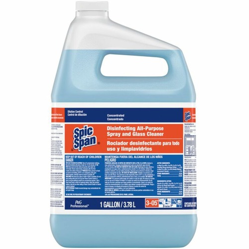 Spic and Span Concentrated Cleaner - Ready-To-Use/Concentrate - 128 fl oz (4 quart) - 2 / Carton - Heavy Duty, Streak-free, Disinfectant - Blue