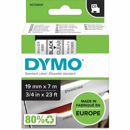 Ruban DYMO standards D1