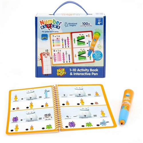 Educational Insights Numberblocks Activity Book Interactive Printed Book - 60 Pages