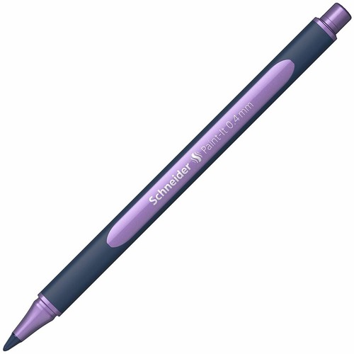 Schneider Metallic Rollerball Pens - 0.4 mm Pen Point Size - Assorted Metallic - Bioplastic Barrel - 8 / Pack