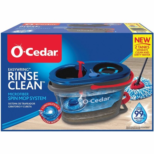 O-Cedar EasyWring RinseClean Spin Mop - FHP168534 - Shoplet.com
