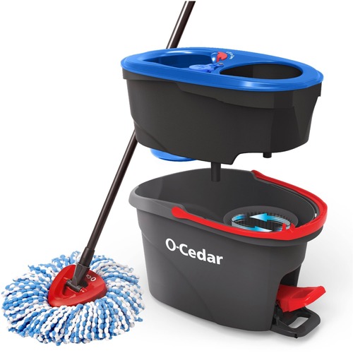 O-Cedar EasyWring RinseClean Spin Mop - FHP168534 - Shoplet.com