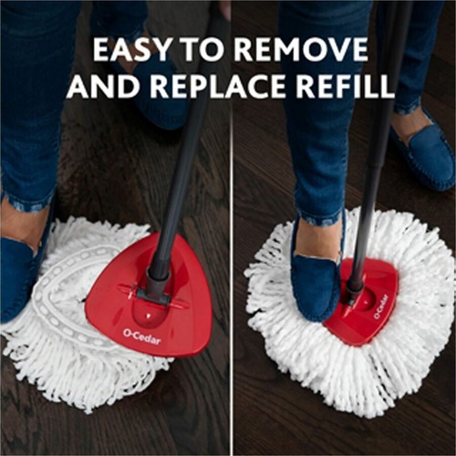 O-Cedar EasyWring Spin Mop & Bucket System - FHP148473 - Shoplet.com