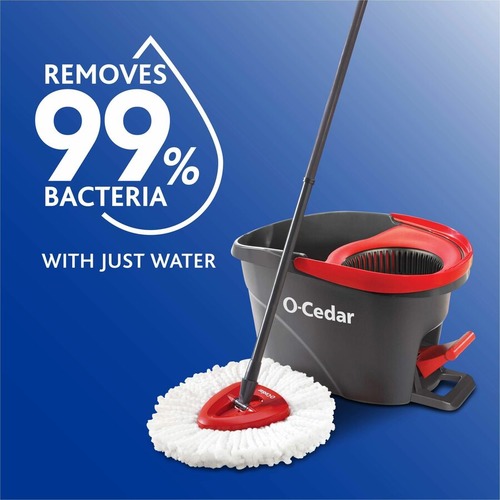 O-Cedar EasyWring Spin Mop & Bucket System - FHP148473 - Shoplet.com