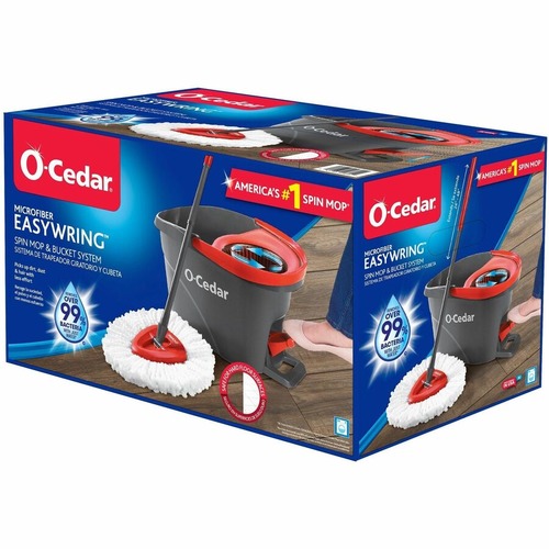法螺貝③ O-Cedar EasyWring 148473 Spin Mop and Bucket System, Microfiber