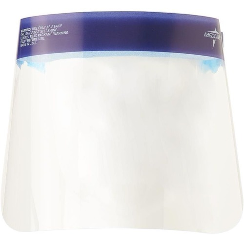 Medline Disposable Full-Length Face Shields - Fog, Splash Protection - Foam, Elastic - Disposable, Lightweight, Anti-fog, Latex-free - 4 / Carton Medline Disposable Full-Length Face Shields - Fog, Splash Protection - Foam, Elastic - Disposable, Lightweight, Anti-fog, Latex-free - 4 / Carton