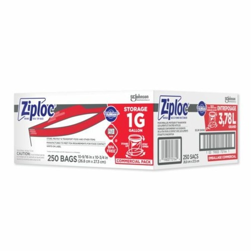 Ziploc Gallon Storage Bags - Large Size - 1 gal Capacity - 10.50 Ziploc Gallon Storage Bags - Large Size - 1 gal Capacity - 10.50