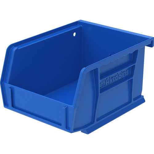 Akro-Mils Attached Lid Storage Container - Internal Dimensions: 12 Height  - External Dimensions: 21.5 Length x 15 Width x 12.5 Height - 65 lb - 12  gal - Padlock, String/Button Tie Closure 