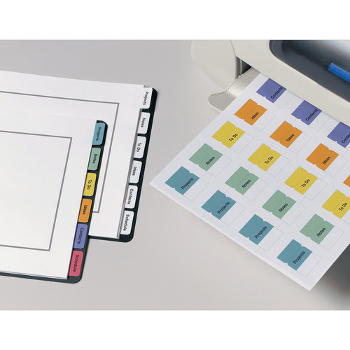 Avery® Printable Self, Print-on Tab(s)1.25" Tab Width - Self-adhesive ...