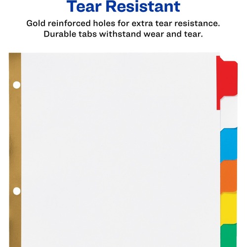 Avery Big Tab(TM) Write & Erase Dividers, 8 Multicolor Tabs Avery Big Tab(TM) Write & Erase Dividers, 8 Multicolor Tabs