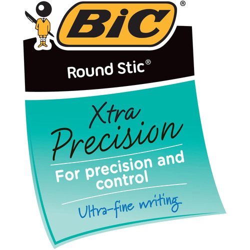 BIC Round Stic Ballpoint Pens - BICGSF11BE 